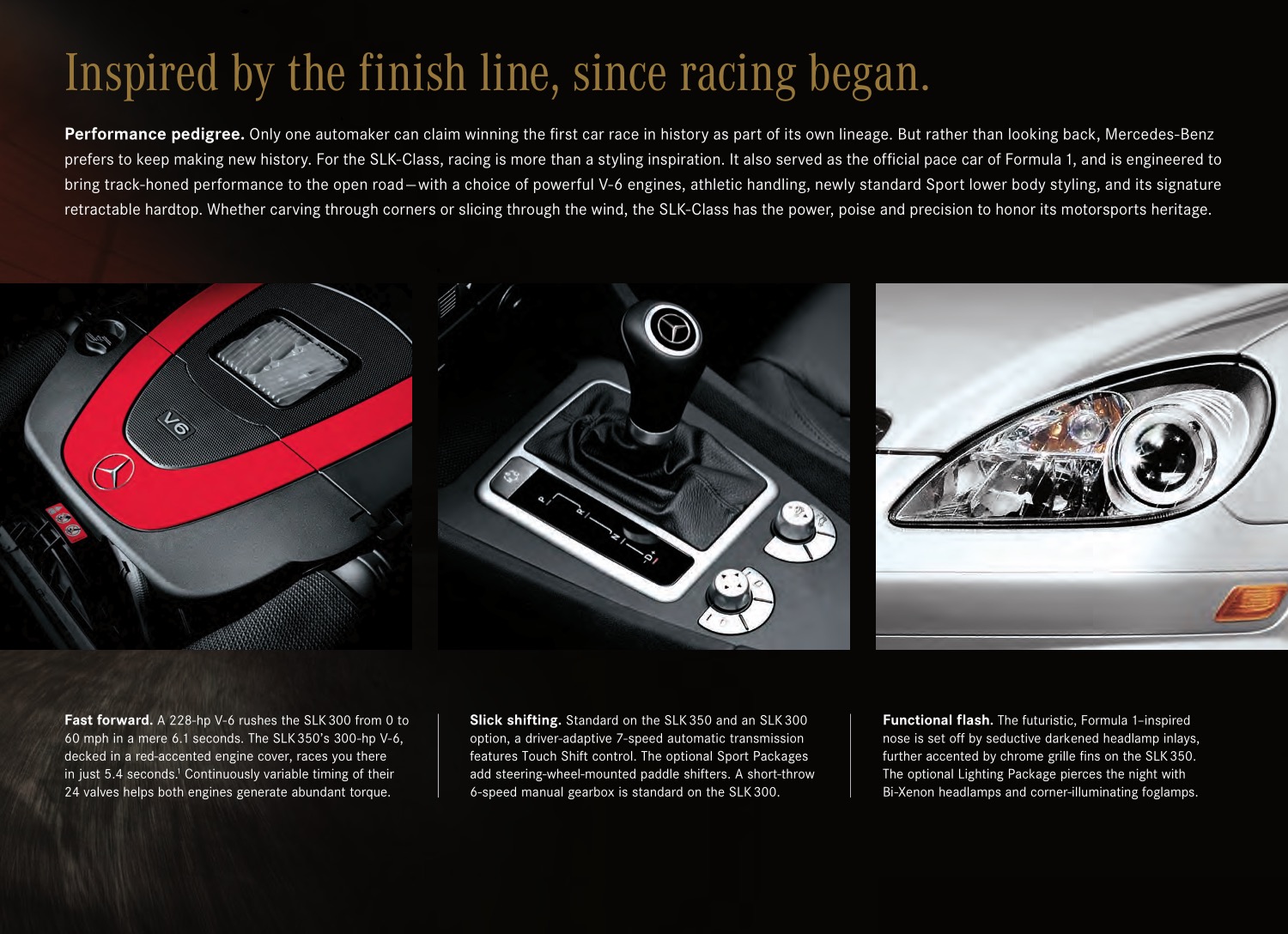 2011 Mercedes-Benz SLK Brochure Page 1
